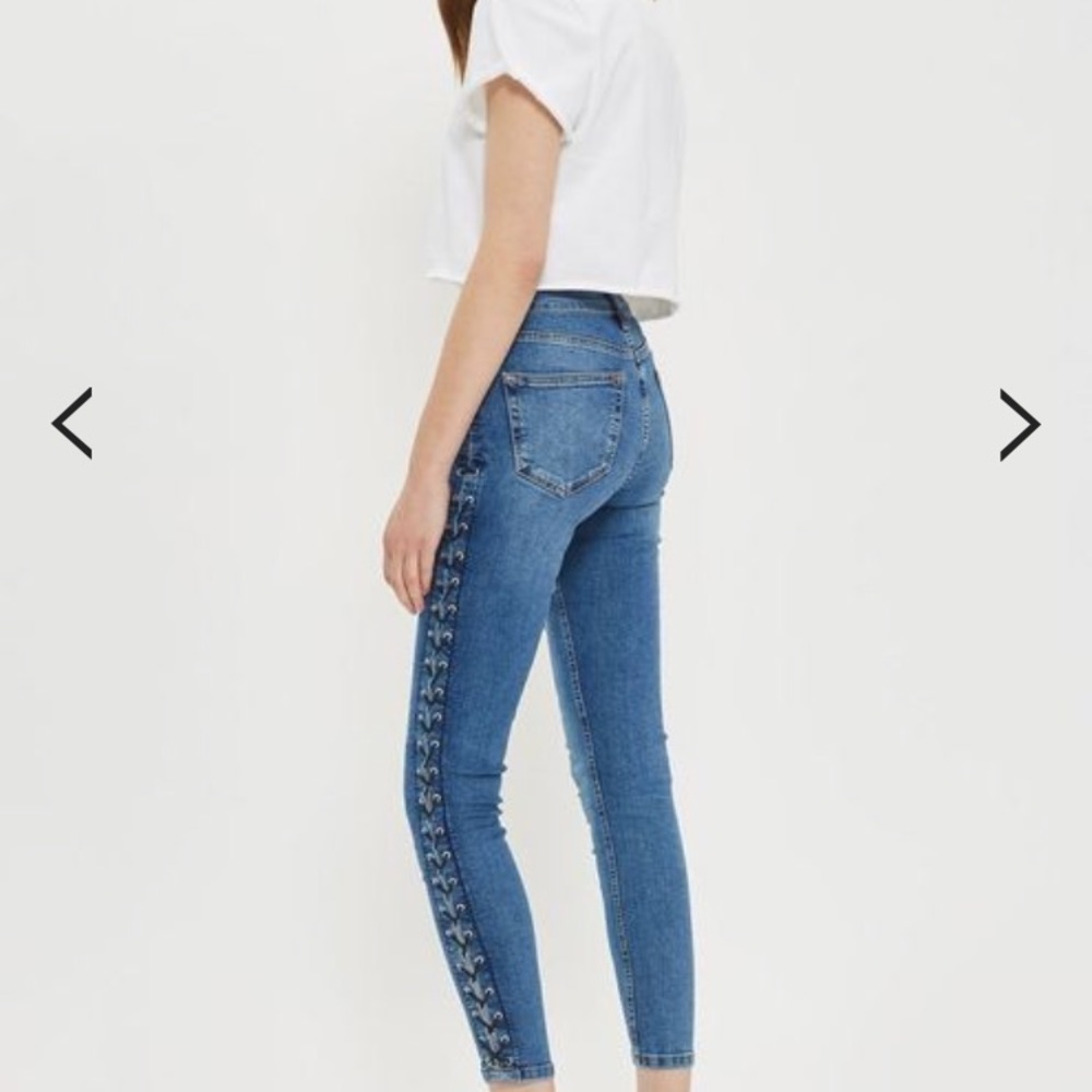 Blue Side Lace Jamie Jeans